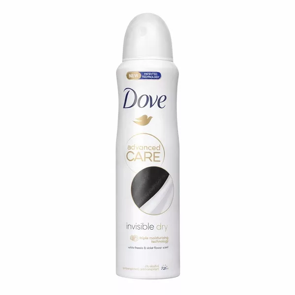 اسپری بدن 48 ساعته زنانه invisible dry  داو dove