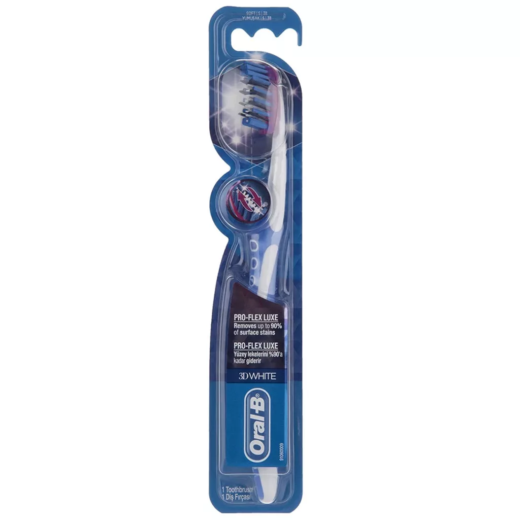 مسواک اورال بی PRO FLEX LUX مدیوم 3D WHITE