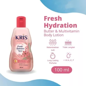 لوسیون دست و بدن KRIS کریس رایحه شیباتر Shea Butter & Multivitamin