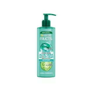 کرم مو فر گارنیر گره گشا مغذی استایل 48 ساعته بدون آبکشی aloe vera air dry cream