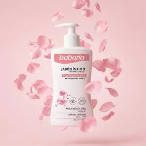 ژل بهداشتی بانوان باباریا مدل Rosa mosqueta