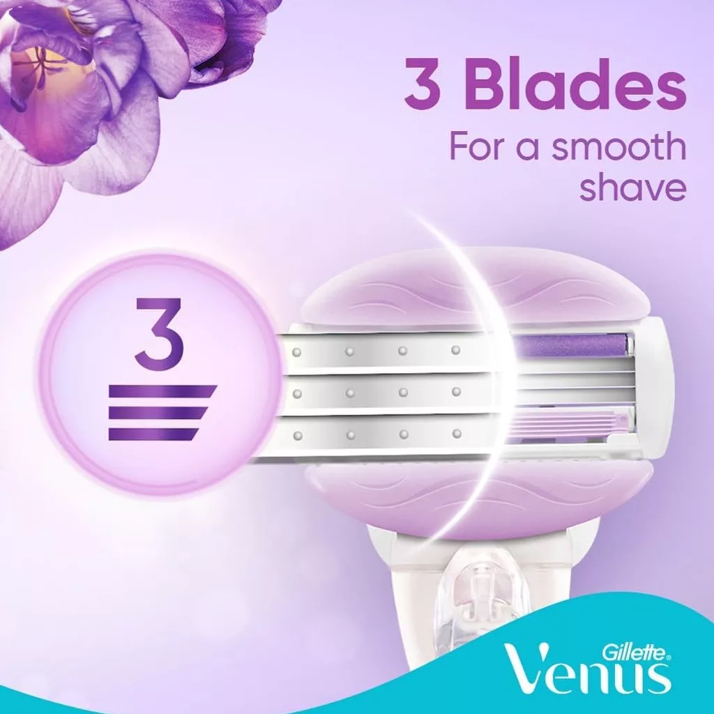 تيغ اصلاح یدک خور ژیلت مدل venusbcomfort glid breez