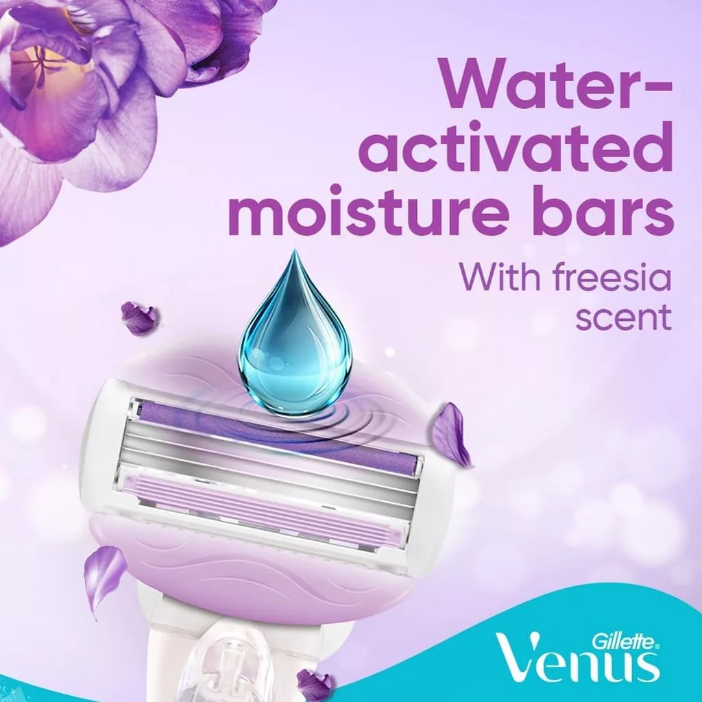 تيغ اصلاح یدک خور ژیلت مدل venusbcomfort glid breez