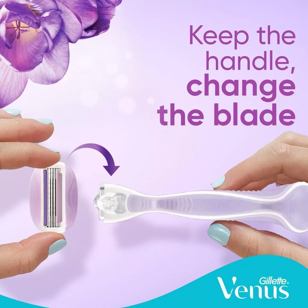 تيغ اصلاح یدک خور ژیلت مدل venusbcomfort glid breez