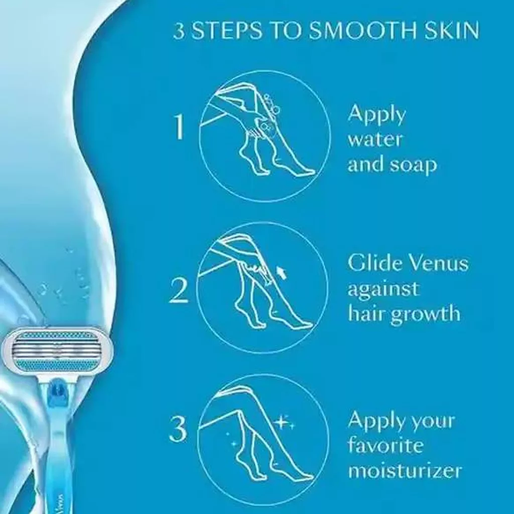 یدک تيغ اصلاح ۲عددی ژیلت مدل venus smooth