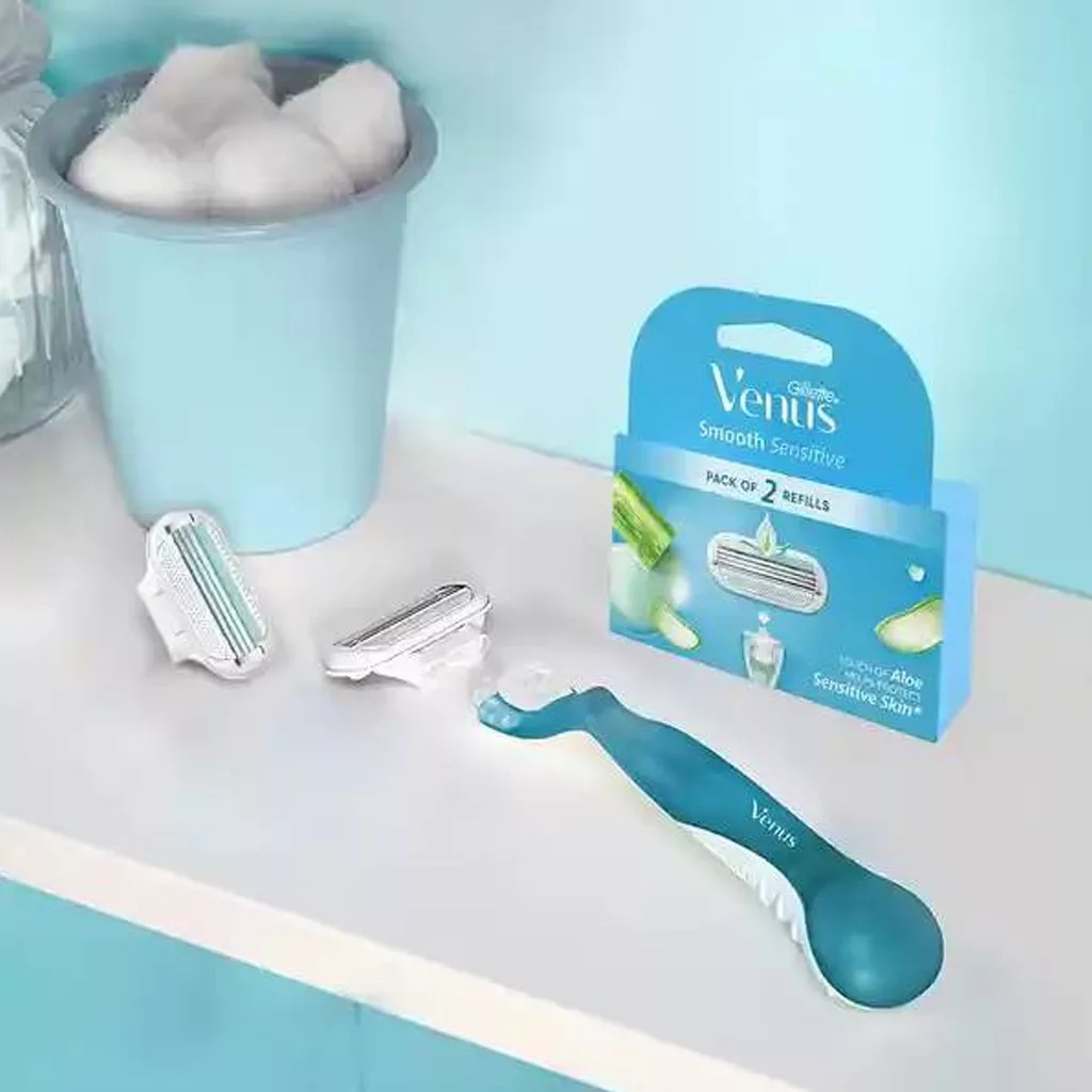 یدک تيغ اصلاح ۲عددی ژیلت مدل venus smooth