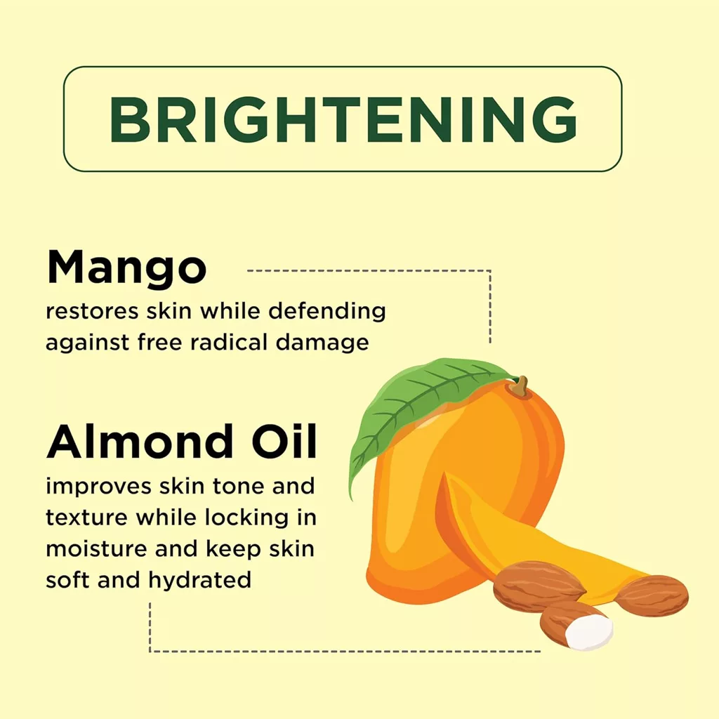 کره بدن روشن کننده پتال فرش مدل mango & almond oil