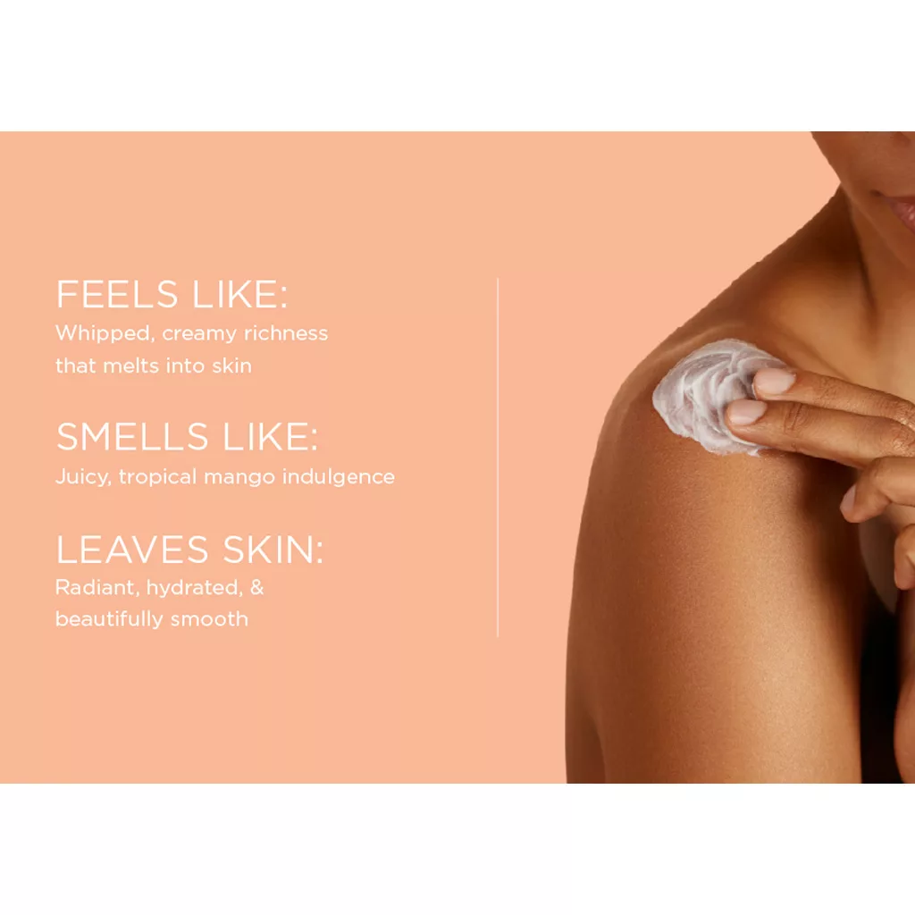 کره بدن روشن کننده پتال فرش مدل mango & almond oil