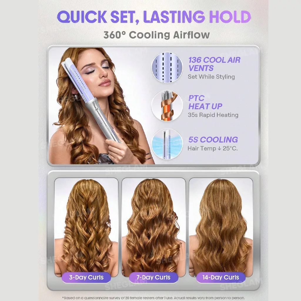 دستگاه فر کننده ( کرلی ) شیگلم با تکنولوژی باد سرد air flow