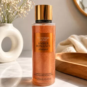 بادی میست ماندگار شاین دار ویکتوریا سکرت مدل amber romance shimmer