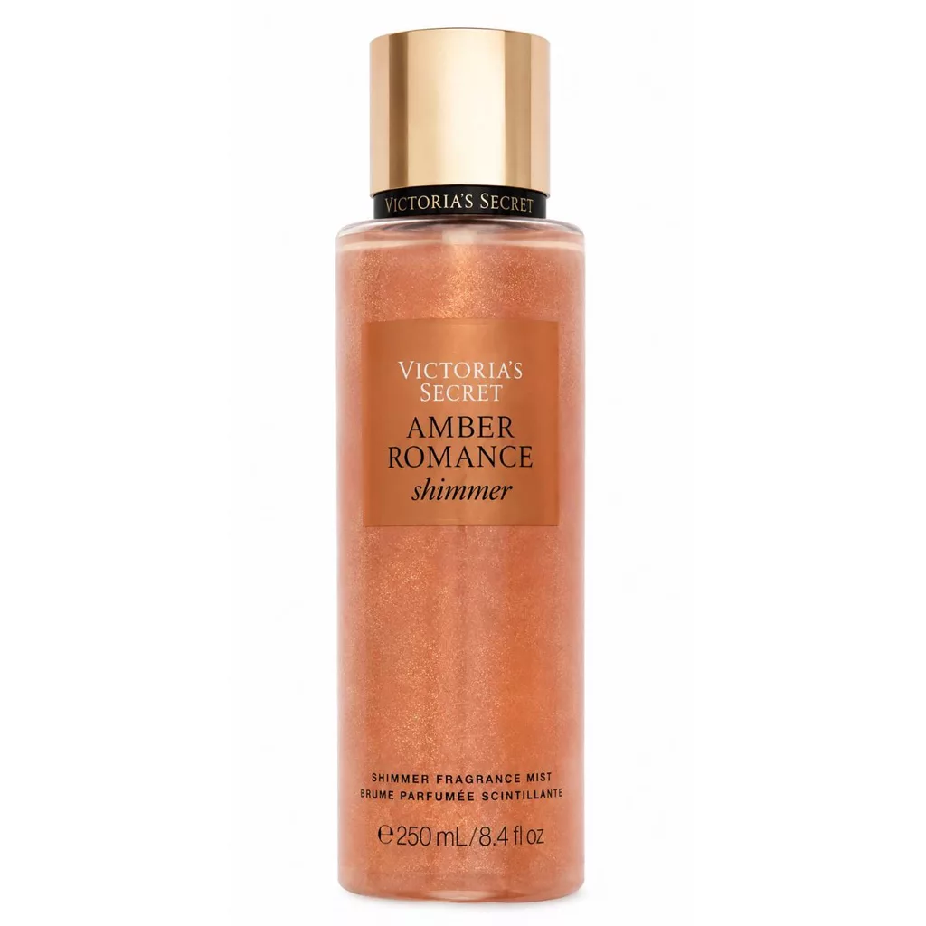 بادی میست ماندگار شاین دار ویکتوریا سکرت مدل amber romance shimmer