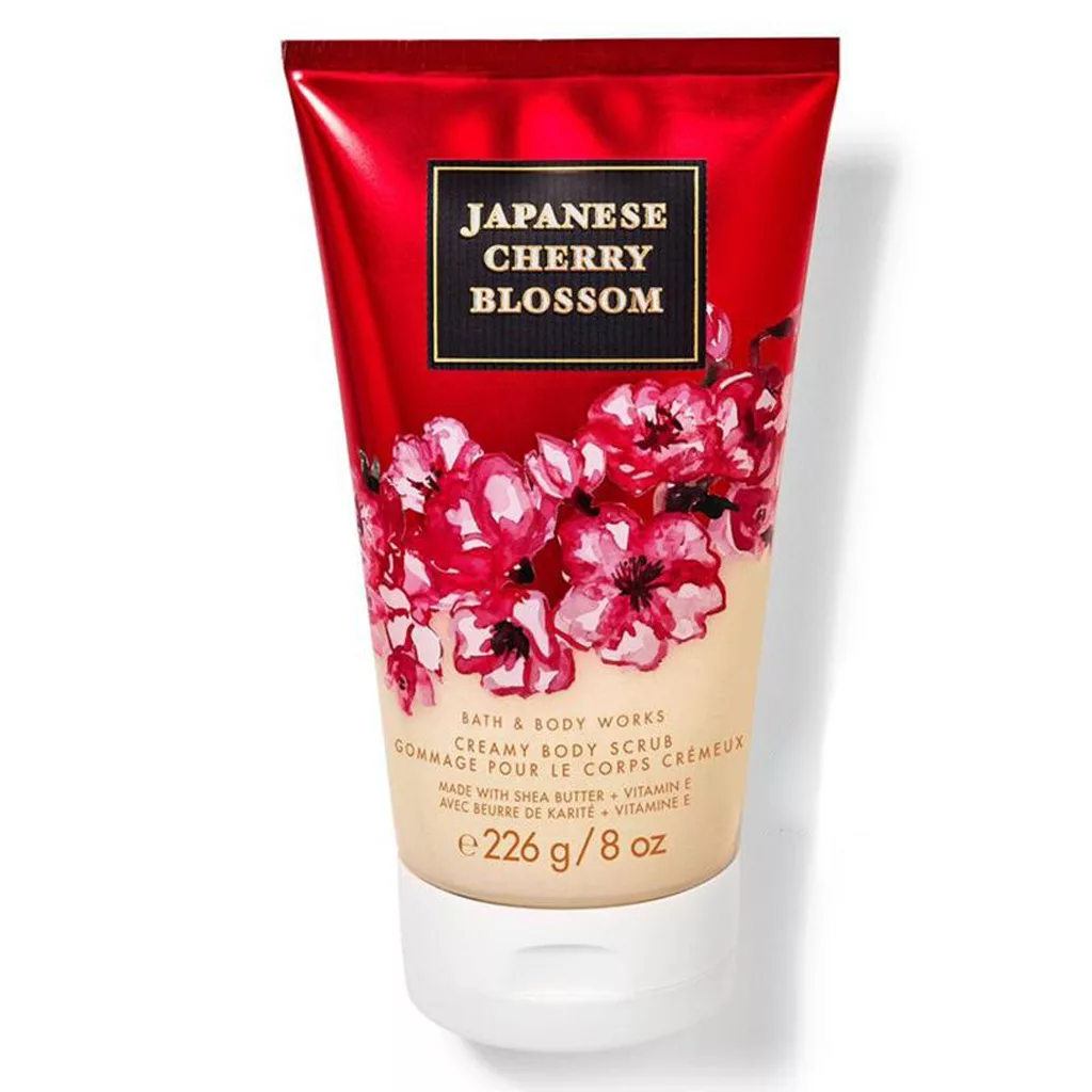 اسکراب بدن پاکسازی بث اند بادی مدل Japanese cherry blossom