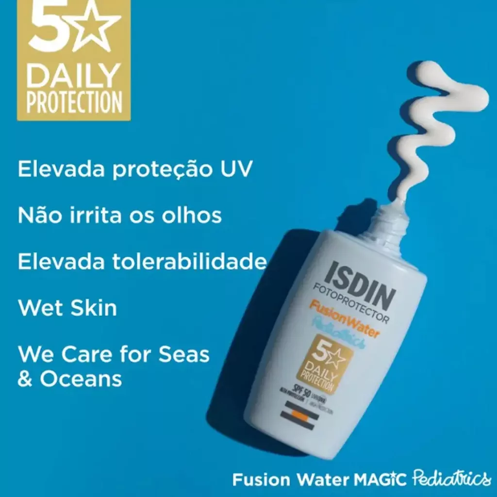 کرم ضد آفتاب کودک ایزدین فیوژن واتر Isdin Fusion Water Pediatrics