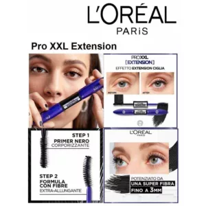 ریمل دو سر لوریل ( لورآل ) extension pro xxl