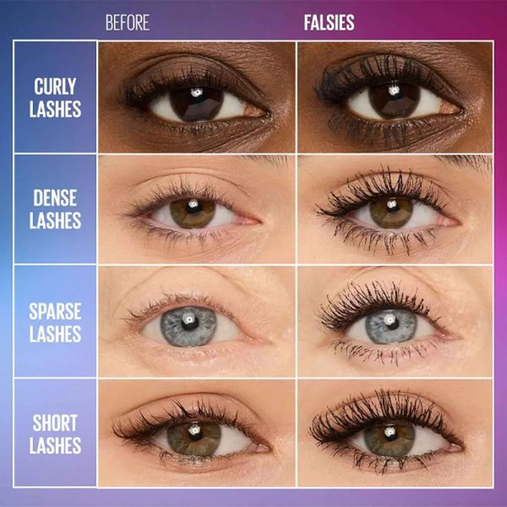 ریمل میبلین مدل the falsies lash fit ultra black