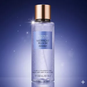 بادی میست شاین دار ویکتوریا سکرت مدل midnight bloom shimmer