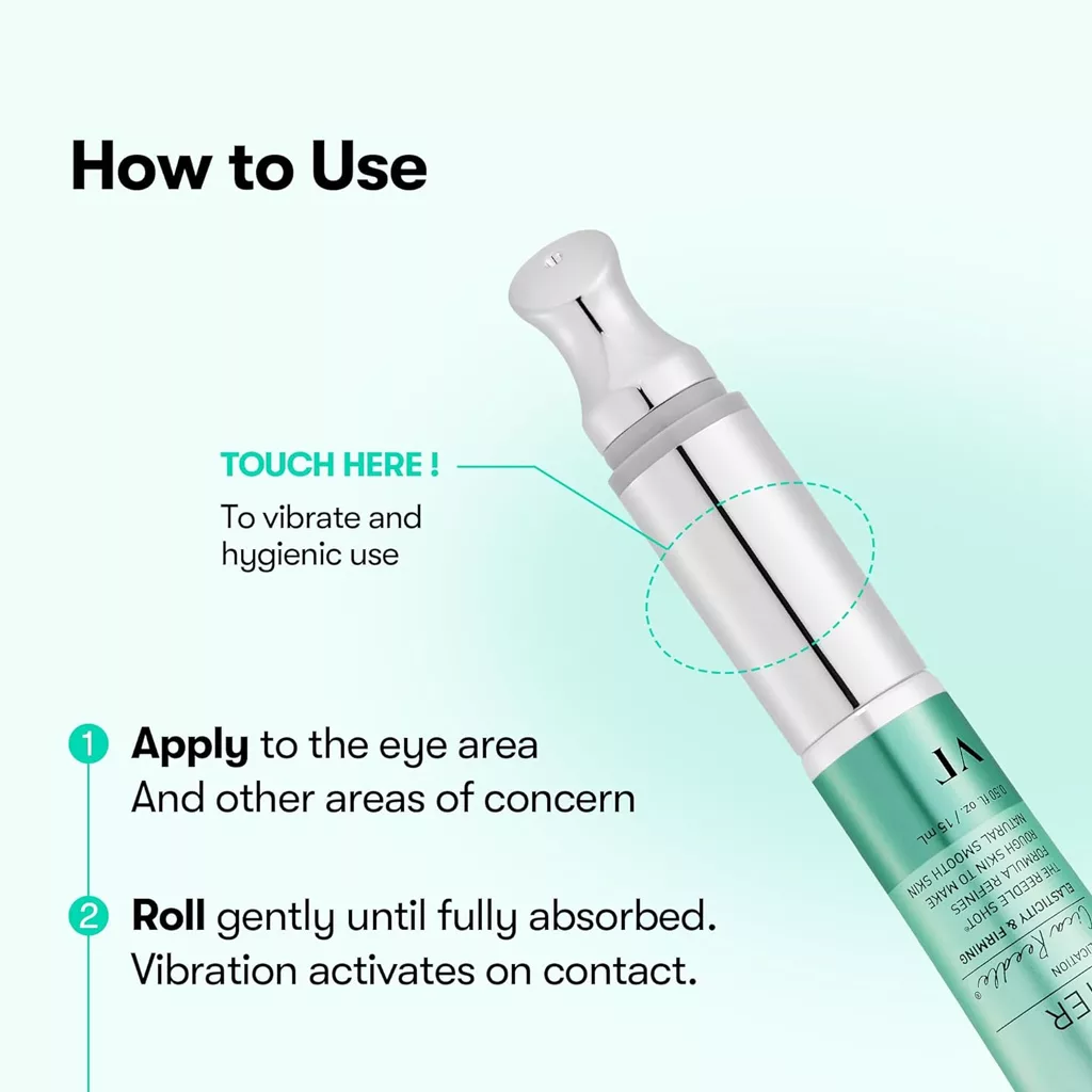 کرم دور چشم لیفت و سفت کننده pdrn ریدل شات وی تی کازمتیک vt cosmetic