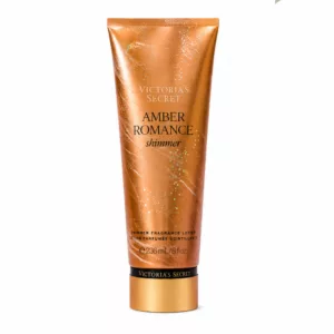 لوسیون بدن شاین عطری ویکتوریا سکرت مدل amber romance shimmer