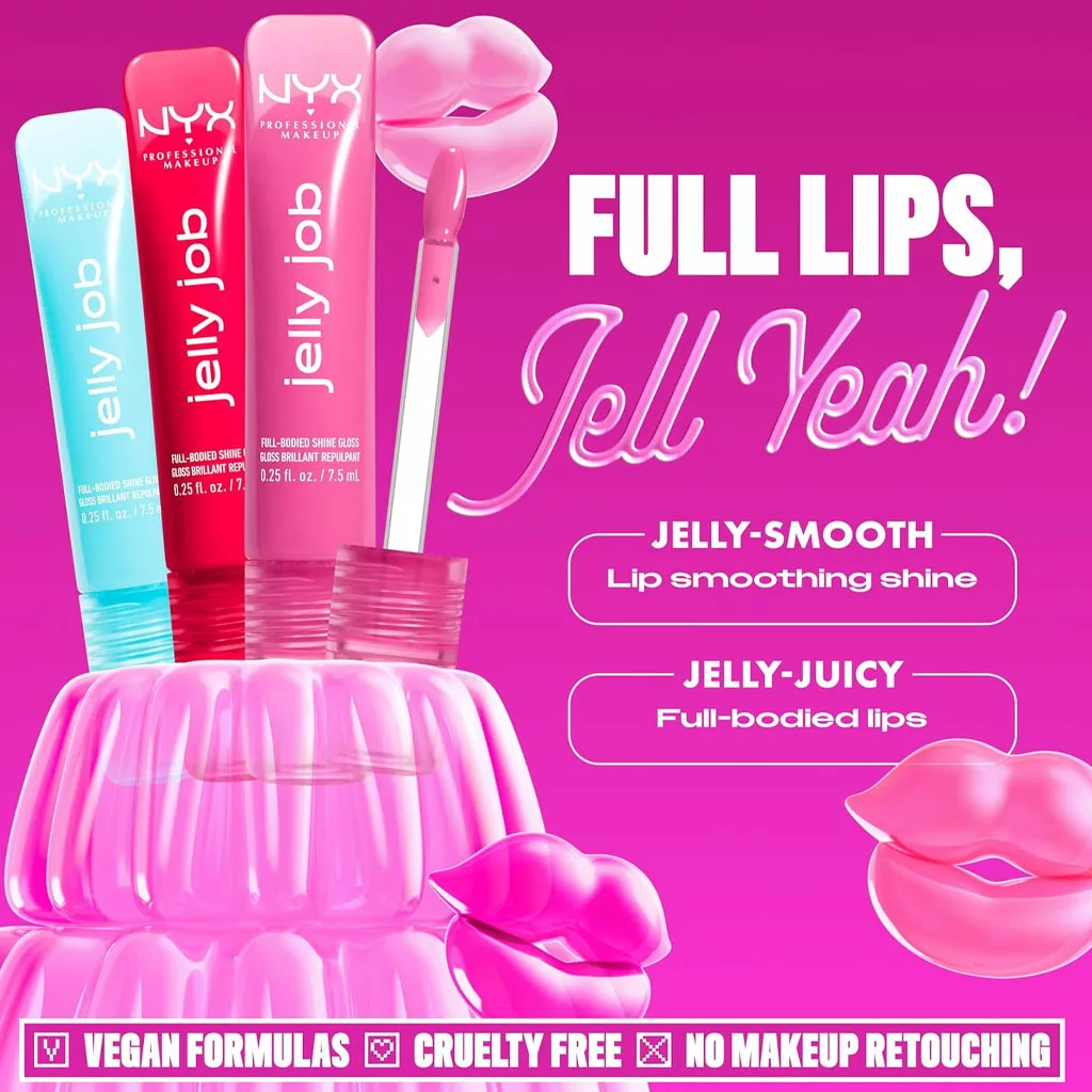لیپ گلاس شاین نیکس مدل jelly job