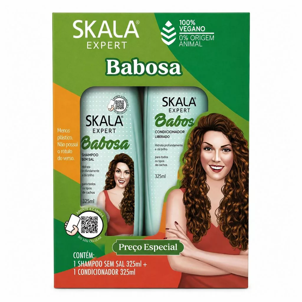 ست شامپو و نرم‌کننده اسکالا مدل babosa