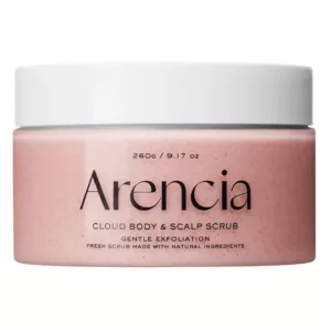 اسکراب کف سر و بدن آرنسیا لایه بردار پاکسازی آبرسان دوکاره لوندر گلابی LAVENDER & PEAR