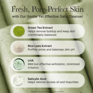 کلینزر شوینده آرنسیا رایس کیک گرین تی GREEN TEA+LHA DEEP PORE RICE CAKE+BHA