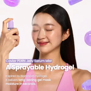 اسپری میست سرم خاویار و PDRN بایودنس مدل Caviar PDRN Jelly Serum Mist