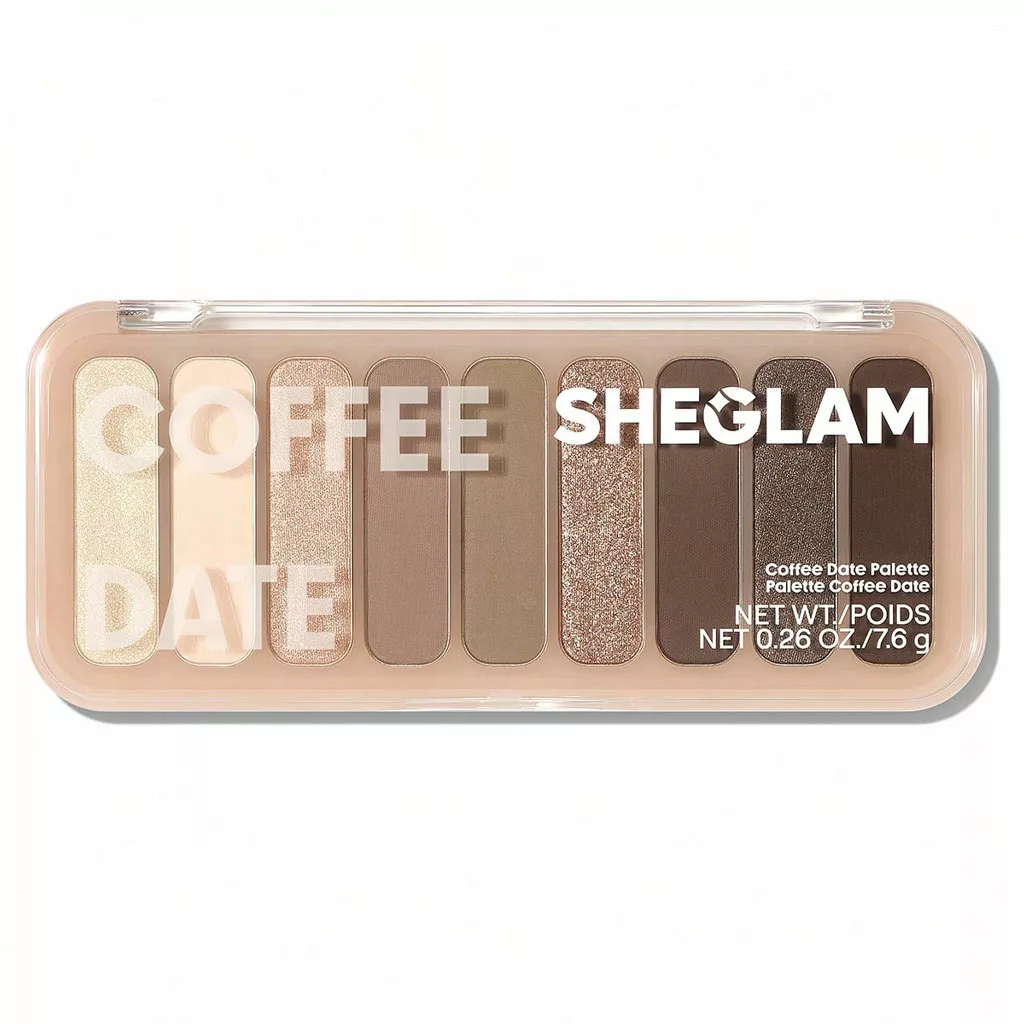 پالت سایه چشم 9 رنگ شیگلم مدل SHEGLAM Coffee Date Palette