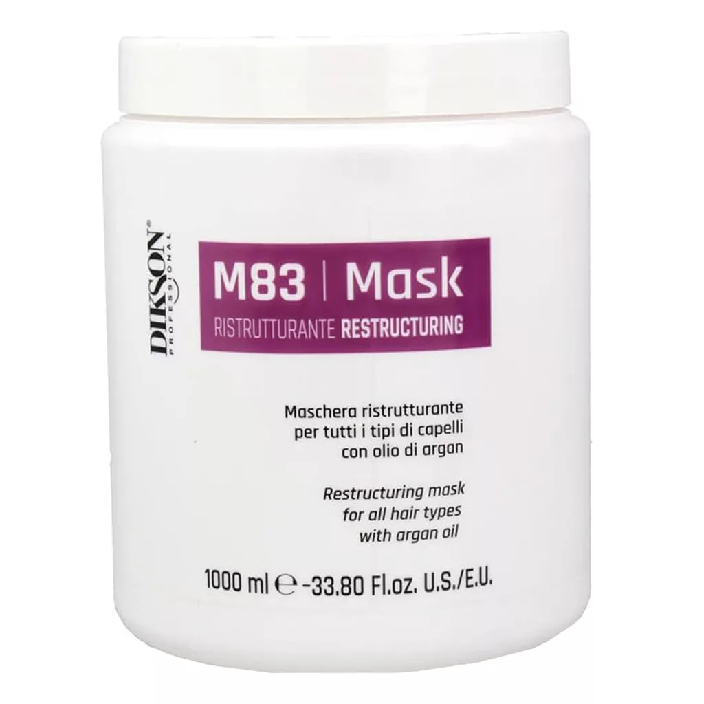 (آف ویژه)ماسک مو بازسازی دیکسون حاوی روغن آرگان 1000میل انواع مو مدل M83