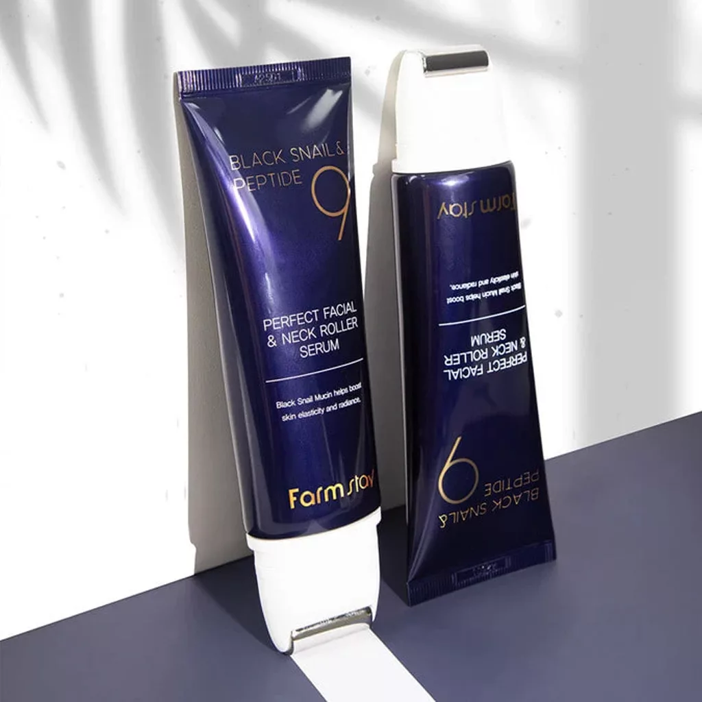 سرم رولر صورت و گردن بلک اسنس حلزون فارم استی BLACK SNAIL & PEPTIDES SERUM