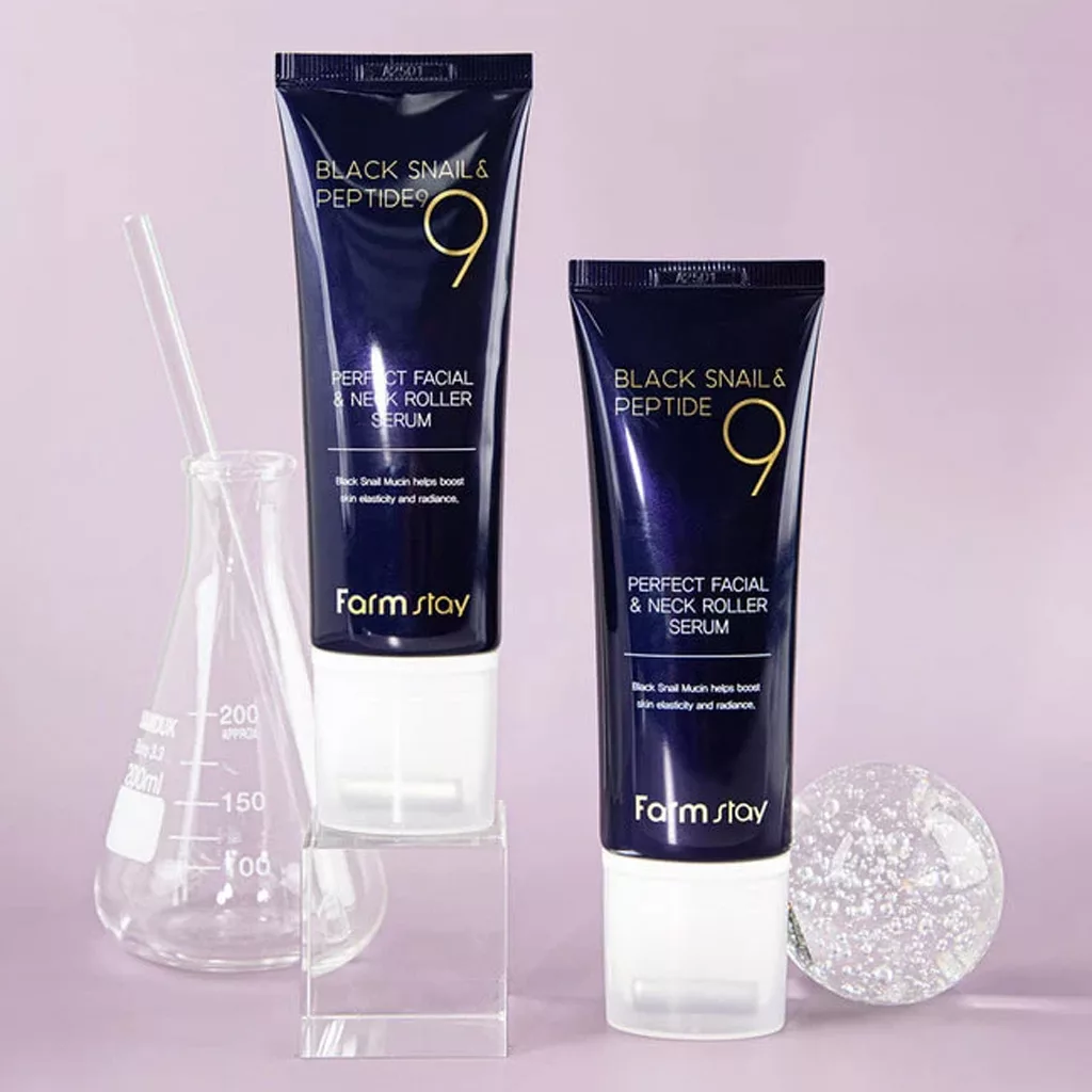 سرم رولر صورت و گردن بلک اسنس حلزون فارم استی BLACK SNAIL & PEPTIDES SERUM