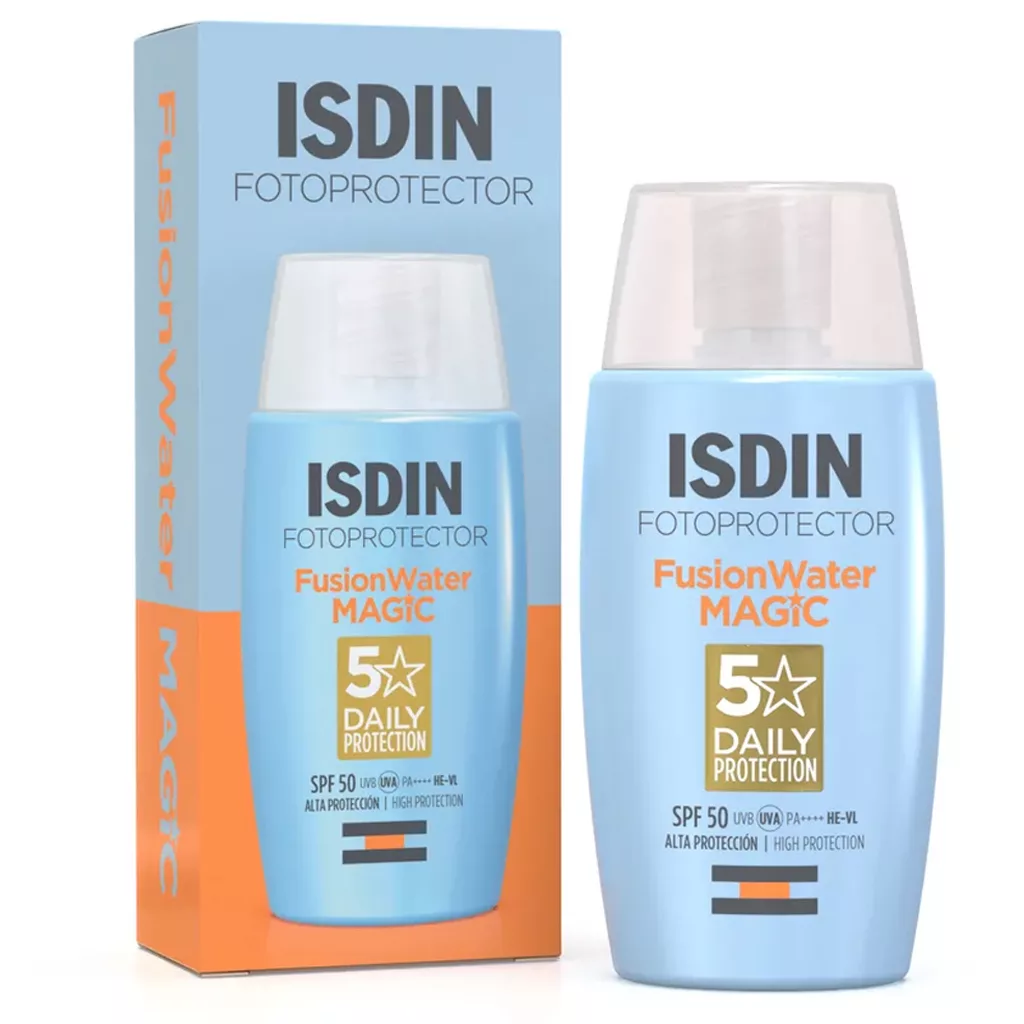 ضد آفتاب فیوژن واتر ایزدین مجیک آبرسان فوق سبک بدون چربی SPF50