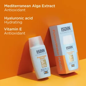 ضد آفتاب فیوژن واتر ایزدین مجیک آبرسان فوق سبک بدون چربی SPF50