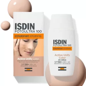 ضد آفتاب رنگی ضد لک اکتی یونیفای ایزدین ISDIN FOTOULTRA 100 DEPIGMENTING Active Unify Unify Color SPF50