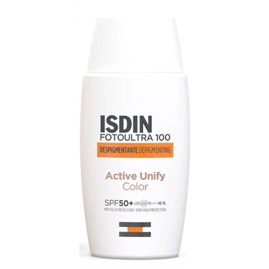 ضد آفتاب رنگی ضد لک اکتی یونیفای ایزدین ISDIN FOTOULTRA 100 DEPIGMENTING Active Unify Unify Color SPF50
