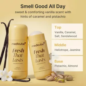 مام دئودورانت استیک مدی کیوب وانیل پسته VANILLA & PISTACHIO