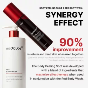 اسپری لایه بردار ضد جوش بدن مدی کیوب پیل شات RED ACNE BODY PEEL SHOT