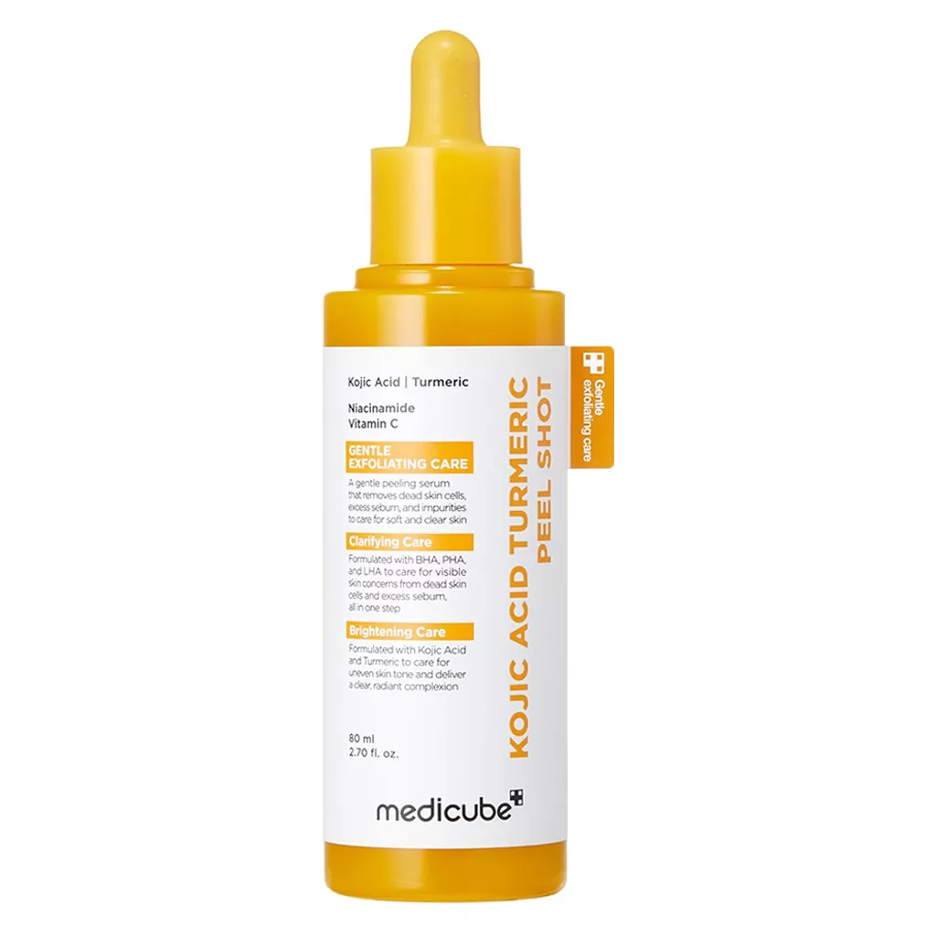 سرم لایه بردار ملایم مدی کیوب کوجیک اسید زردچوبه KOJIC ACID TURMERIC PEEL SHOT سرم لایه بردار ملایم مدی کیوب کوجیک اسید زردچوبه KOJIC ACID TURMERIC PEEL SHOT