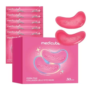پچ زیر چشم ژلی مدی کیوب PDRN PINK COLLAGEN GELLY EYE MASK