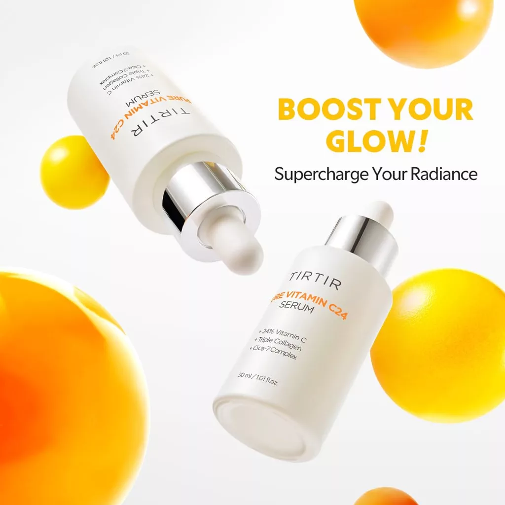 سرم ویتامین سی تیرتیر 24% خالص pure vitamin C24