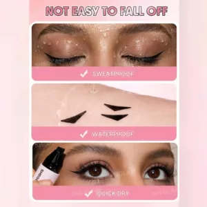 خط چشم دو سر wing شیگلم استامپ دار INSTA-WING HEART STAMP EYELINER