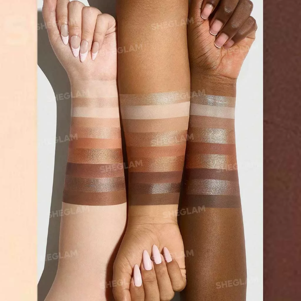 پالت سایه چشم ۸ رنگ شیگلم مدل SHEGLAM Sahara Heat Palette