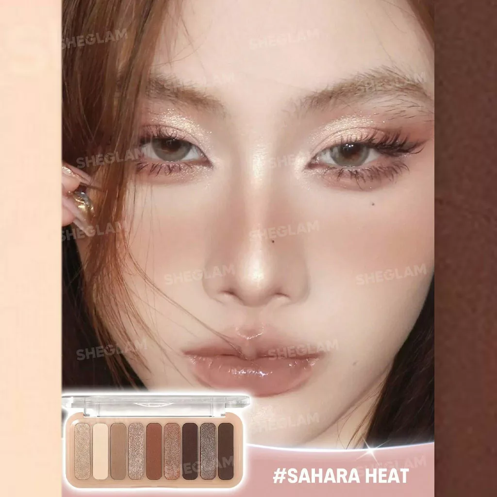 پالت سایه چشم ۸ رنگ شیگلم مدل SHEGLAM Sahara Heat Palette