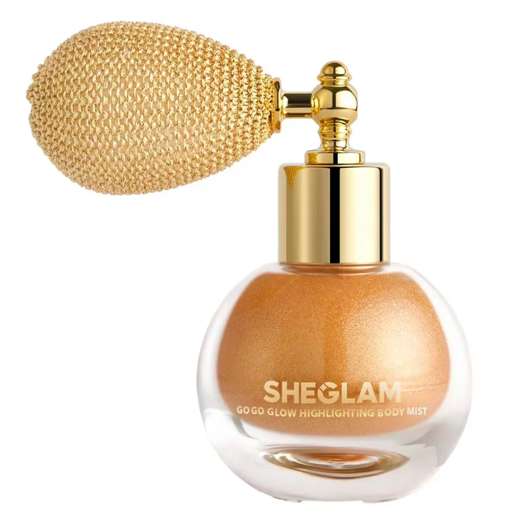 بادی میست شیمر بدن هایلایتر رنگ طلایی شیگلم Gilded Glow 80