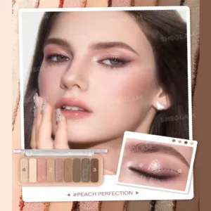 پالت سایه چشم ۸ رنگ شیگلم SHEGLAM Peach Perfection Palette