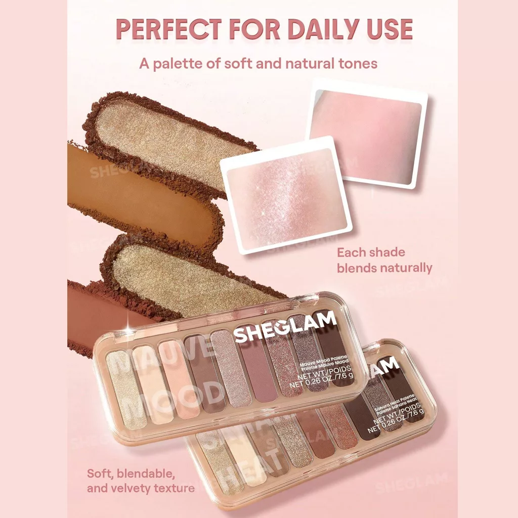 پالت سایه چشم ۸ رنگ شیگلم SHEGLAM Peach Perfection Palette