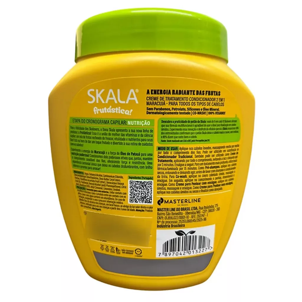 ماسک مو و کرم مو فراسکالا ماراکوجا آبرسان و تغذیه کننده مو با روغن پاتائوآ SKALA MARACUJA
