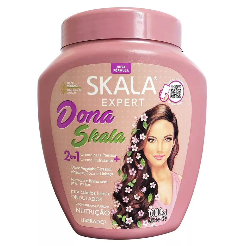 کرم مو فر اسکالا حالت دهنده و درخشان کننده موهای موج دار SKALA Dona 2in1