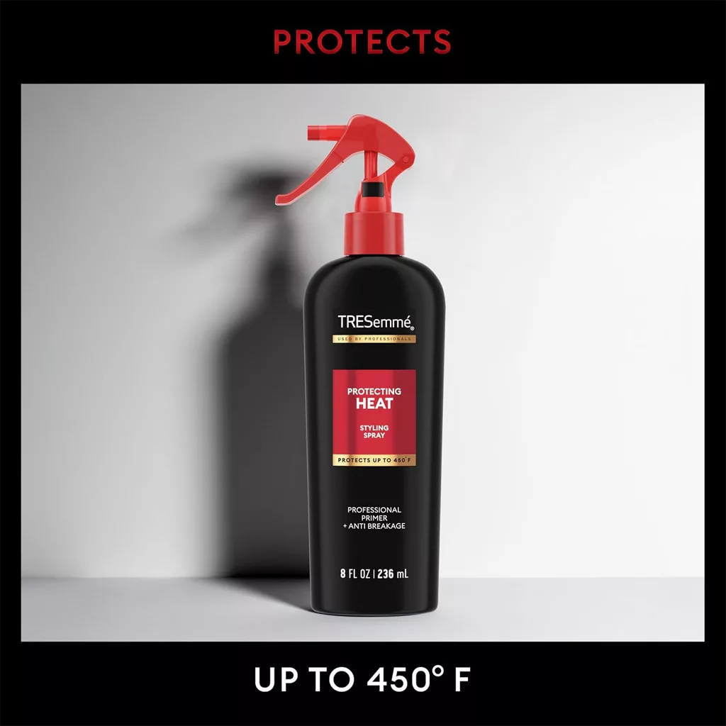 اسپری ضد حرارت مو ترسمه استایلینگ TRESemme PROTECTION HEAT STYLING SPRAY مشکی محافظت تا 232 درجه