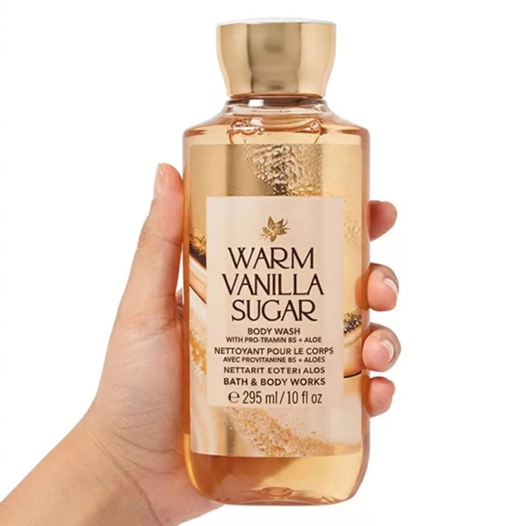شامپو بدن ویتامینه بث اند بادی ورکز مدل warm vanilla sugar